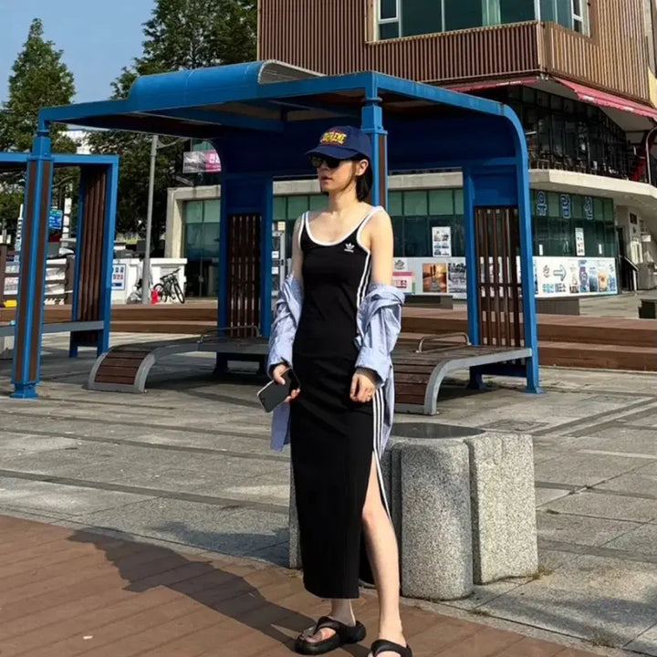 [BUNJANG] Adidas Long Dress / [공홈품절/희귀템]아디다스 롱원피스