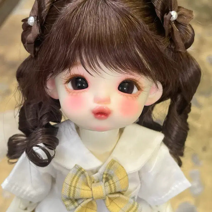 [BUNJANG] Fluffy Peach Hana Ppu USD Ball-Jointed Doll / [이번주만이가격]플러피치 하나뿌 usd 구체관절인형