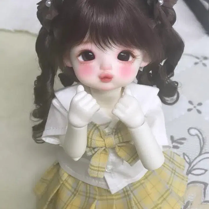 [BUNJANG] Fluffy Peach Hana Ppu USD Ball-Jointed Doll / [이번주만이가격]플러피치 하나뿌 usd 구체관절인형