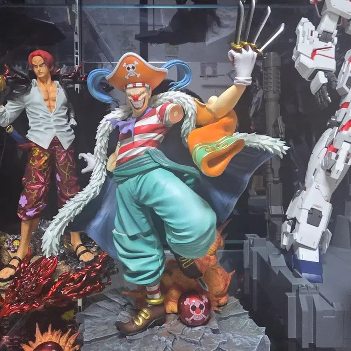[BUNJANG] Jacksdo Gear 5 Nika Luffy, LX Studio Ben Beckman, AS Studio Buggy Resin Figures Bundle / [직거래] 원피스 레진피규어 일괄