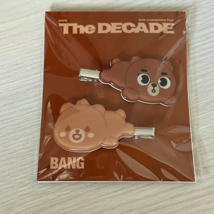 [BUNJANG] Day6 10th Anniversary Bear Hairpin Set / (정가이하) 데이식스 헤어핀 방