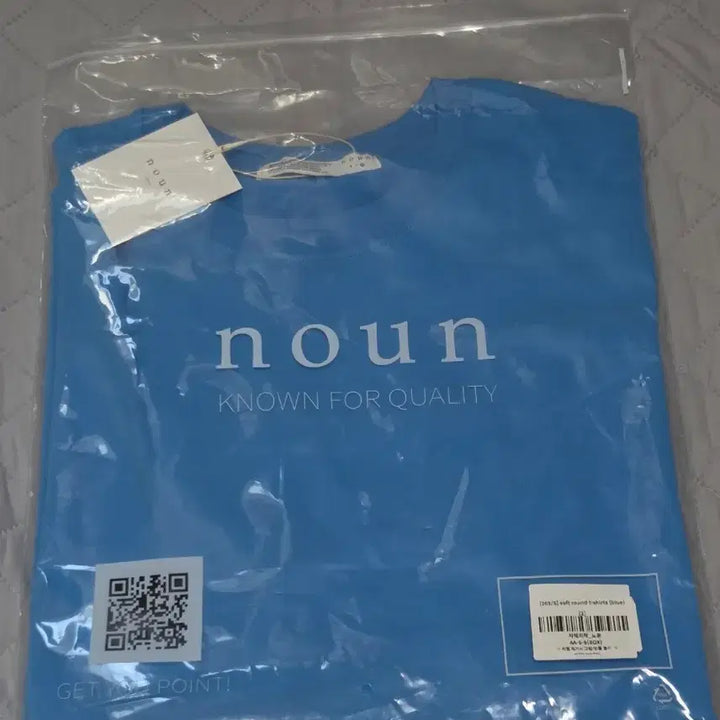 [SOLD OUT] [새상품]노운 반팔 soft round t-shirts (blue)