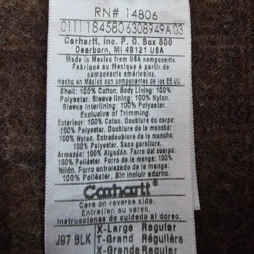 [BUNJANG] Carhartt J97 Jacket Black XL Regular / 칼하트j97 BLK XL 레귤러 판매합니다!