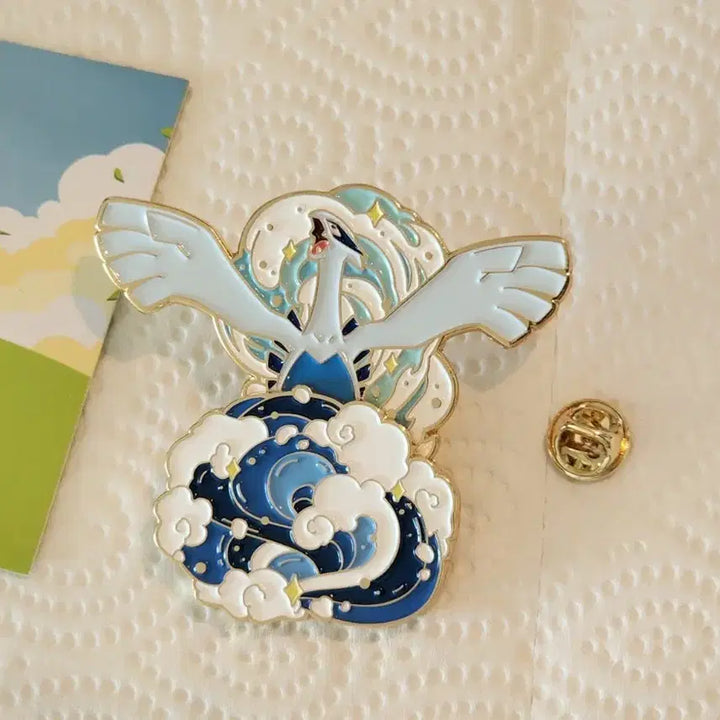[BUNJANG] Pokemon Lugia Badge (Issac) / 이삭 루기아 뱃지 (팬 인증 시 2천 할인)
