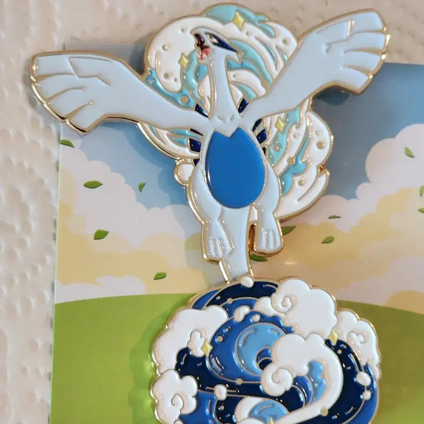 [BUNJANG] Pokemon Lugia Badge (Issac) / 이삭 루기아 뱃지 (팬 인증 시 2천 할인)