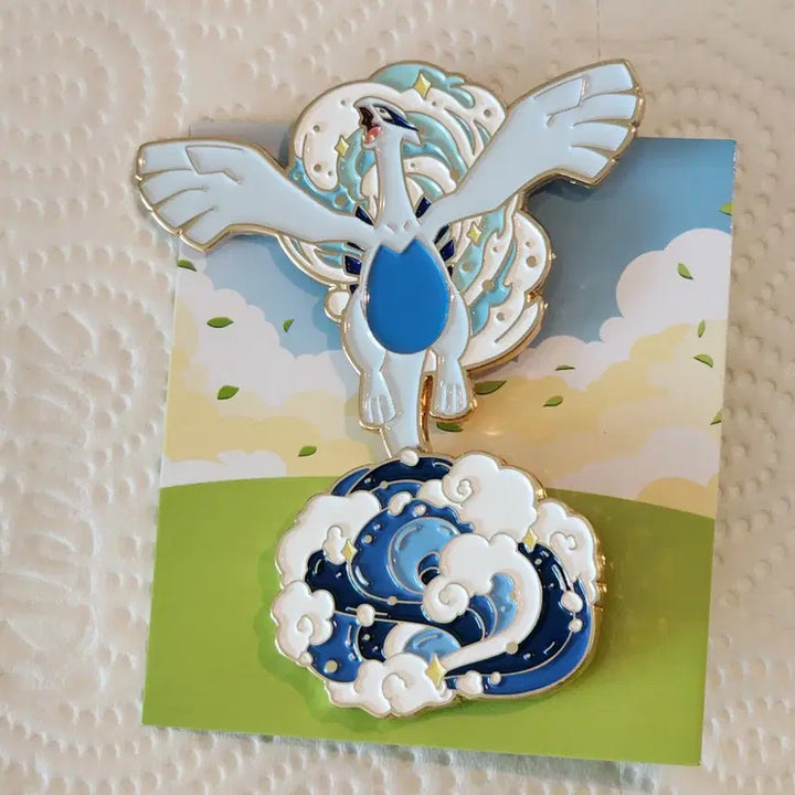 [BUNJANG] Pokemon Lugia Badge (Issac) / 이삭 루기아 뱃지 (팬 인증 시 2천 할인)
