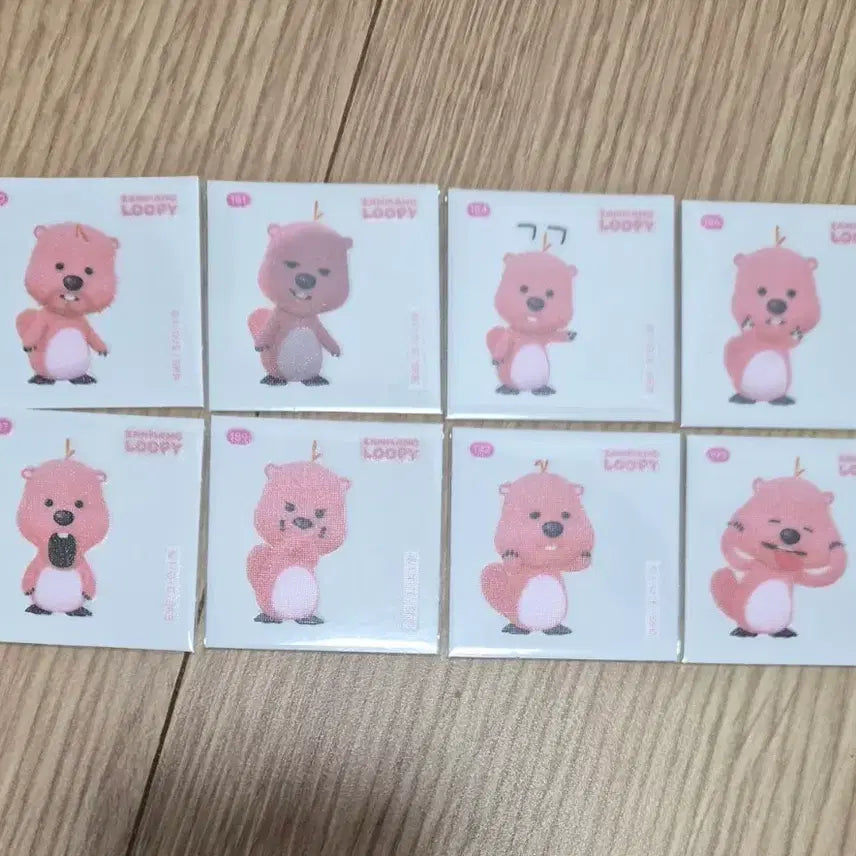 [BUNJANG] Jjanjam Loopy Stickers - For Trading / 잔망루피 띠부씰 교환용 192.193외