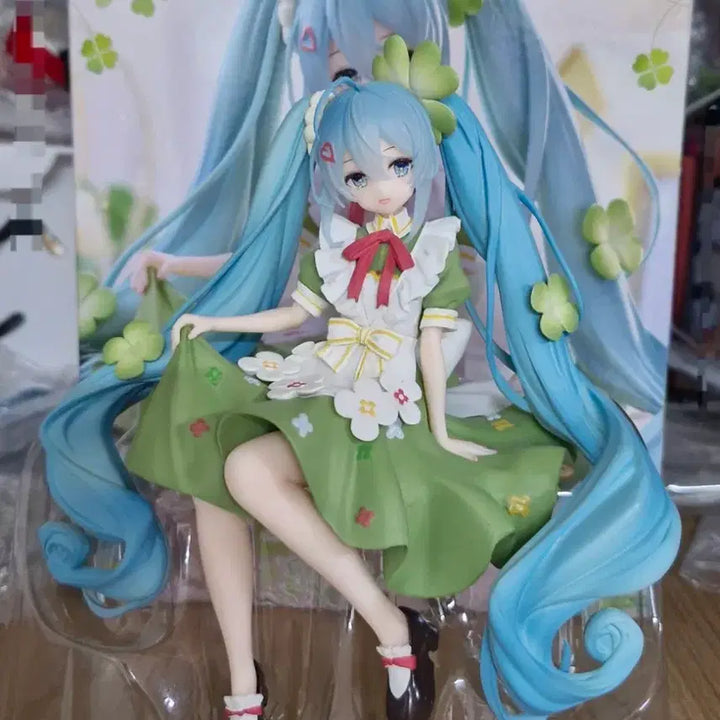 [BUNJANG] Furyu Miku Noodle Stopper Clover Figure / 후류 미쿠 누들스토퍼 클로버 피규어
