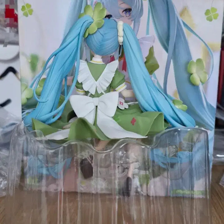 [BUNJANG] Furyu Miku Noodle Stopper Clover Figure / 후류 미쿠 누들스토퍼 클로버 피규어