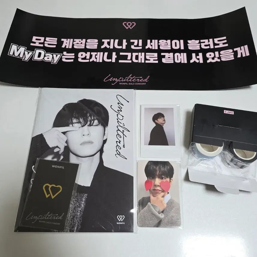 [BUNJANG] DAY6 Wonpil Unfiltered Concert Entrance Gift / 데이식스 원필 Unpiltered 막콘 입장 기프트