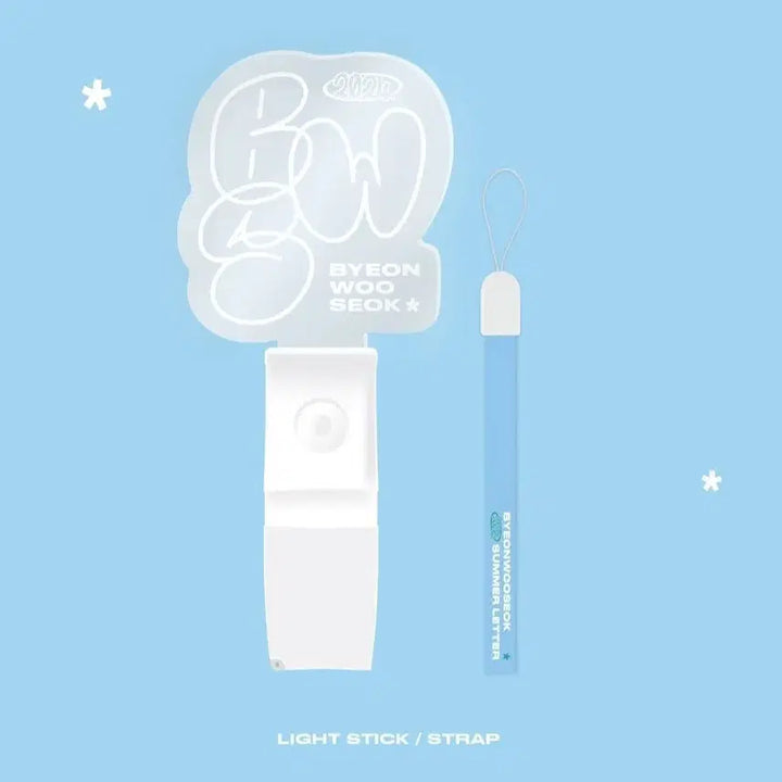 [BUNJANG] Byeon Woo Seok Lightstick + Slogan Bundle Set / 변우석 응원봉+슬로건 일괄양도
