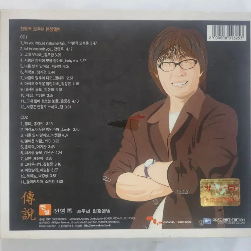 [BUNJANG] Jeon Young Rok 30th Anniversary Tribute Album CD / 민트급 전영록 30주년 헌정앨범 시디 판매