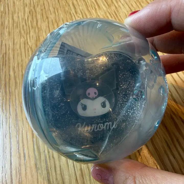 [BUNJANG] Sanrio Characters Kuromi Heart Mirror Keyring Gacha / 산리오 캐릭터즈 하트 거울 키링 가챠 쿠로미