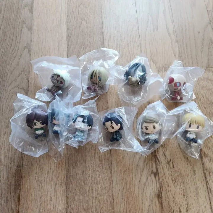 [BUNJANG] Attack on Titan Ichiban Kuji C Character Figure Set (10 Types) / (미개봉)진격의거인 제일복권 I상 H상 초코노코 10종 풀세트+서비스