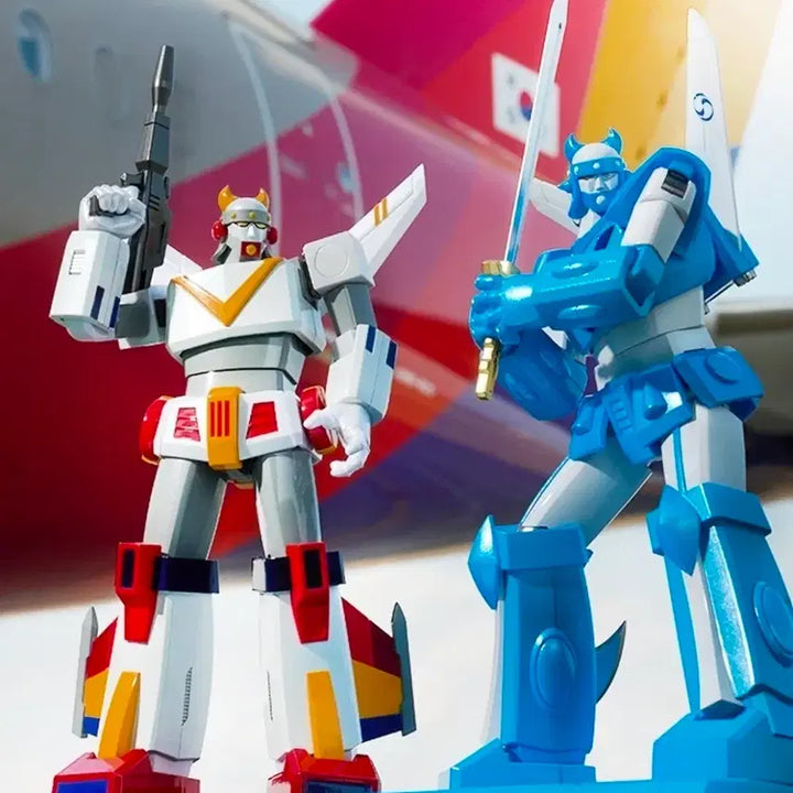 [BUNJANG] Robot Taekwon V Limited Edition Plastic Model Kit / 대한항공-아시아나항공 통합기념 태권브이 한정판