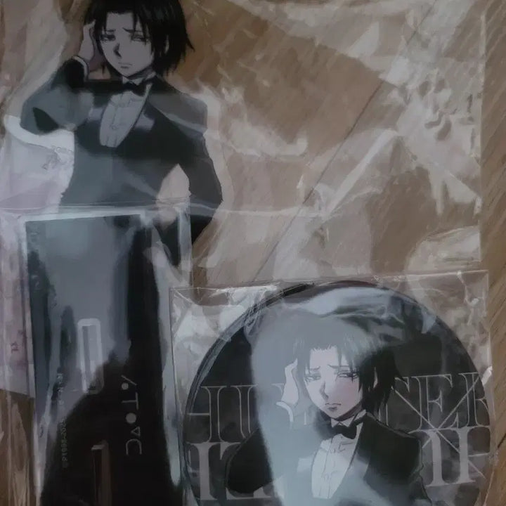[BUNJANG] Arbiangka Hunter x Hunter Feitan Photoo Big Acrylic Stand Badge Set / 개별o아르비앙카 환영여단 헌터헌터 페이탄 포토오 아크릴 캔뱃지 세트 양도