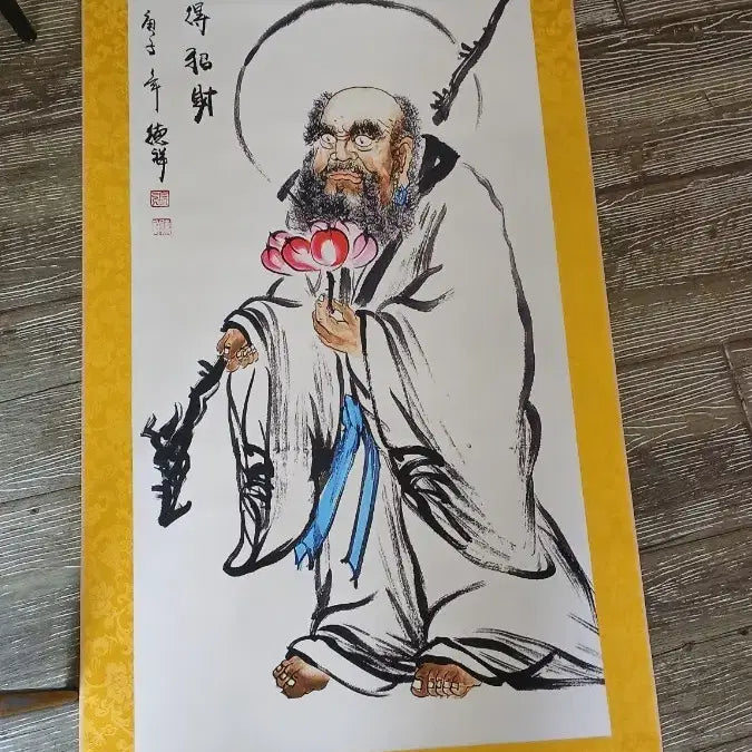 [BUNJANG] Bodhidharma Painting (Bronze Work) / 달마대사(유기작)