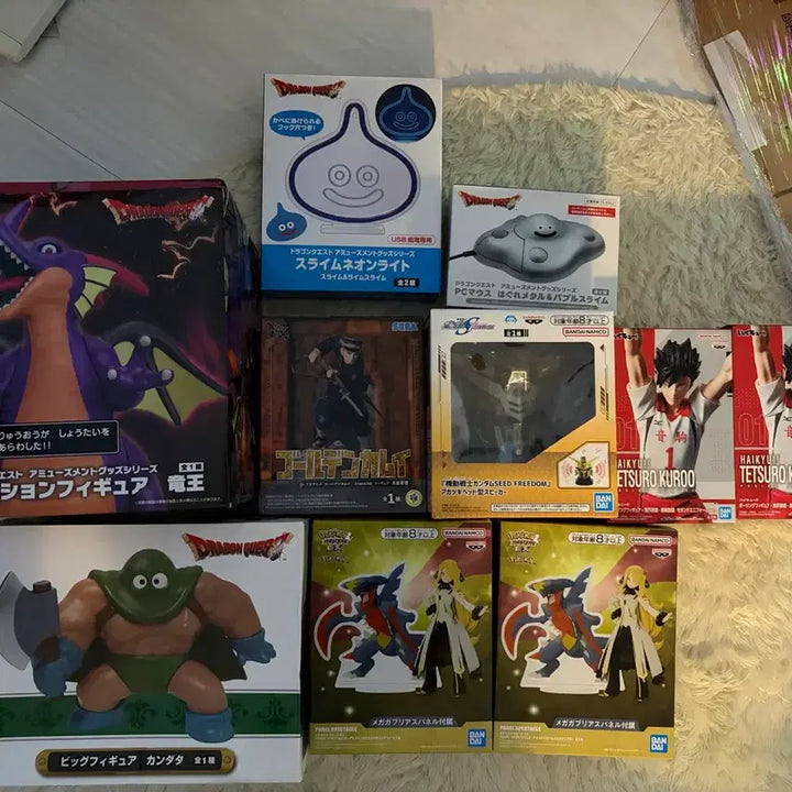 [BUNJANG] Dragon Quest, Haikyuu!!, Golden Kamuy, Pokemon, Gundam Figures Bundle / 피규어 싸게 팝니다