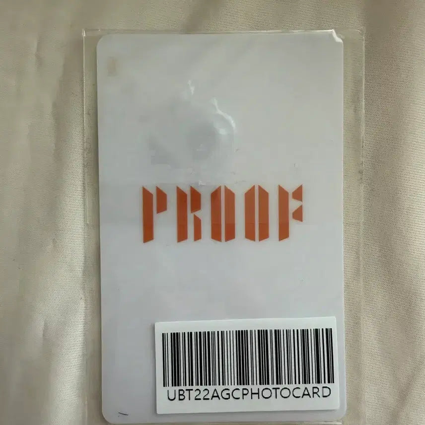[BUNJANG] Suga Proof Collection Edition Photocard / 윤기 슈가 프로프 proof 콜렉션 에디션 포카