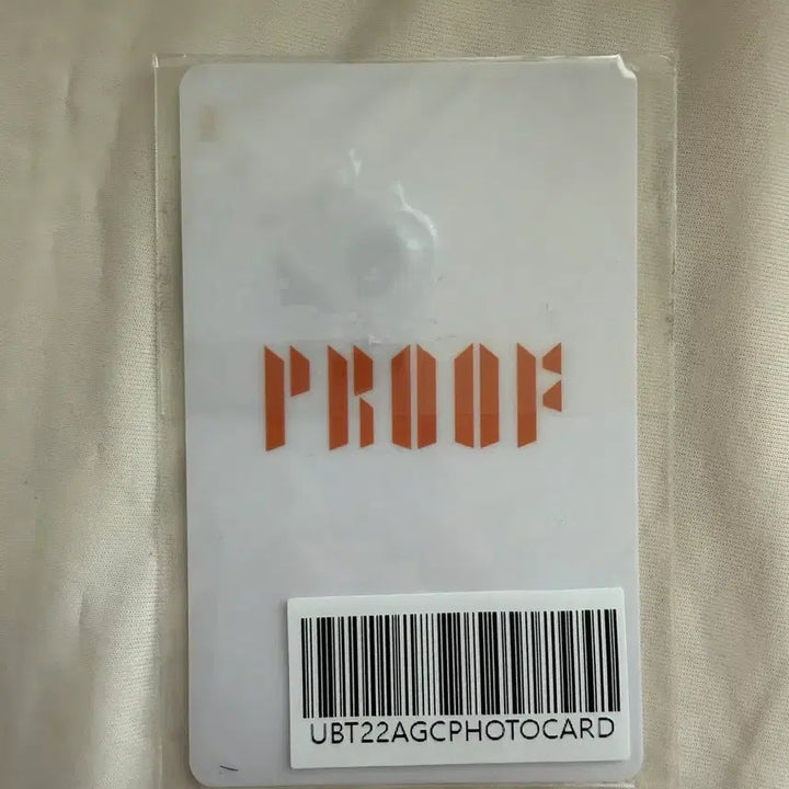 [BUNJANG] Suga Proof Collection Edition Photocard / 윤기 슈가 프로프 proof 콜렉션 에디션 포카