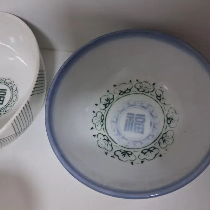 [BUNJANG] Haengnamsa Apricot Blossom Why-Sagi Ware Set (Rare) / 행남사살구꽃 /왜사기그릇3p  희귀템