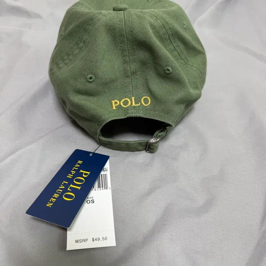 [BUNJANG] Polo Ralph Lauren Chino Baseball Cap Olive Khaki / 폴로 랄프로렌 치노 볼캡 (올리브카키)(새제품)