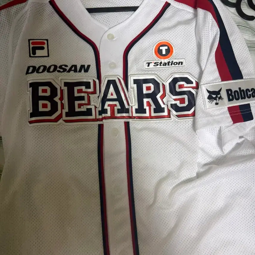 [BUNJANG] Fila Family Doosan Collection T-shirt / 두산 휠라 페밀리