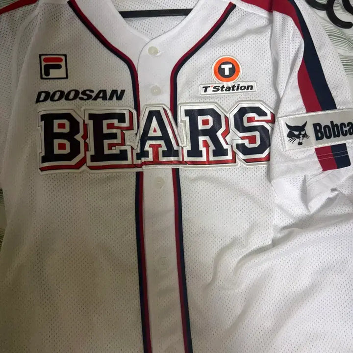 [BUNJANG] Fila Family Doosan Collection T-shirt / 두산 휠라 페밀리