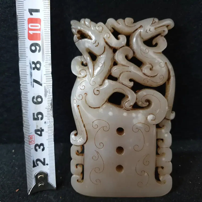 [BUNJANG] Excavated White Jade Imperial Seal of Authority / (수원만물)출토 왕위를 상징하는 화전옥 백옥 옥패