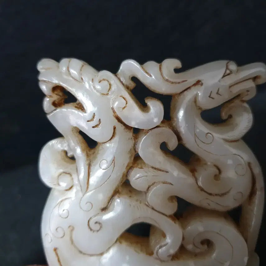 [BUNJANG] Excavated White Jade Imperial Seal of Authority / (수원만물)출토 왕위를 상징하는 화전옥 백옥 옥패
