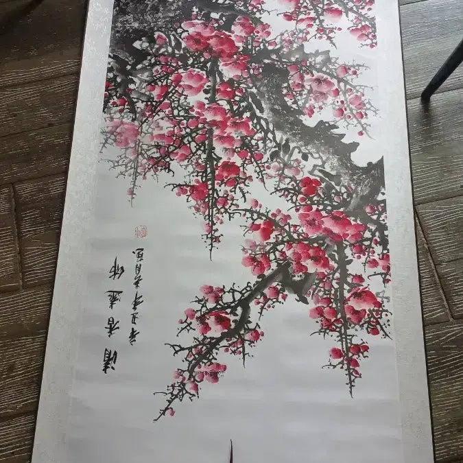 [BUNJANG] Cheongwon Maehwa Scroll Painting / 매화족자(청원작)