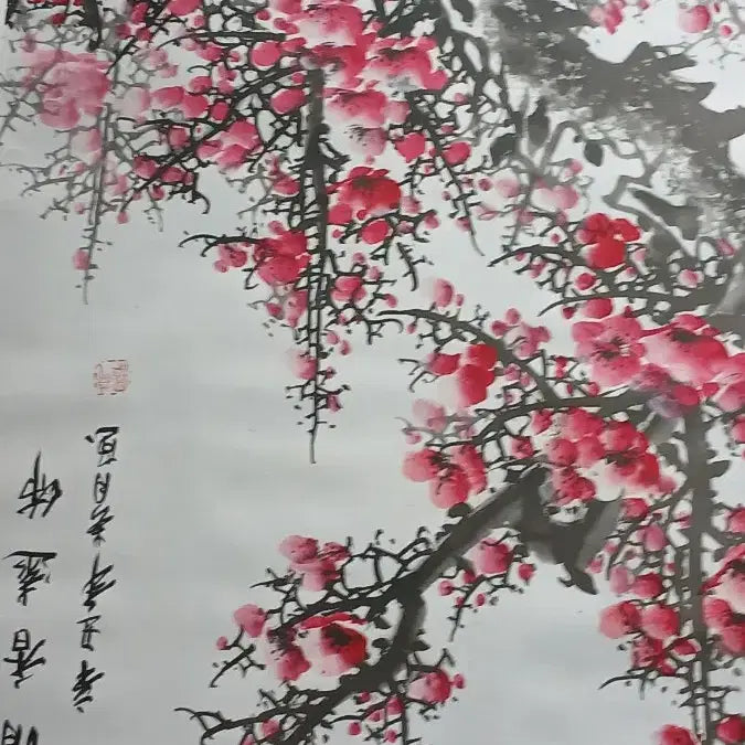 [BUNJANG] Cheongwon Maehwa Scroll Painting / 매화족자(청원작)