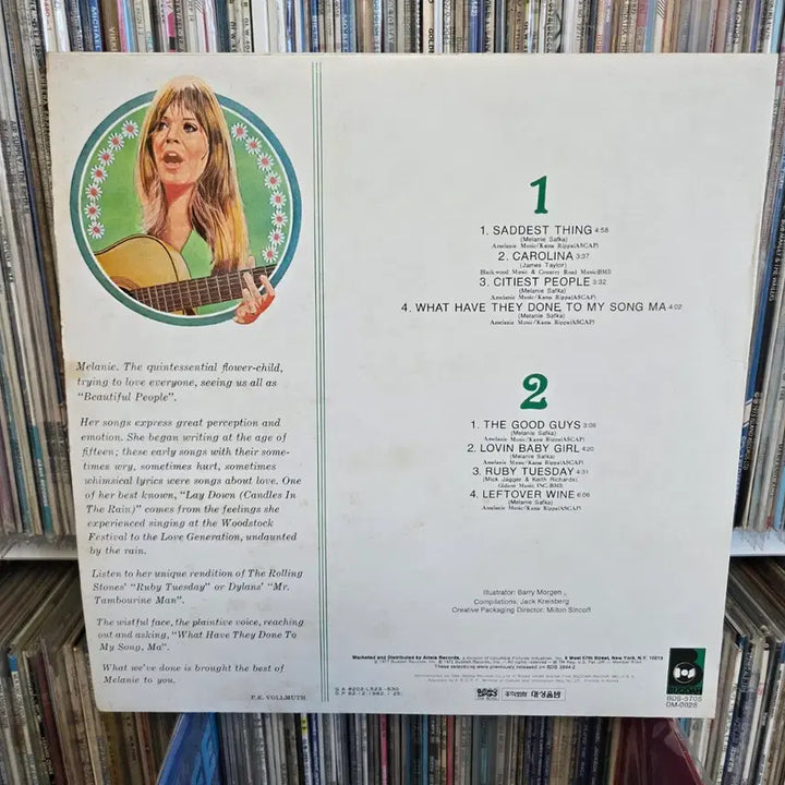 [BUNJANG] Melanie Best Of LP Record / 멜라니 베스트 오브 LP판 saddest thing