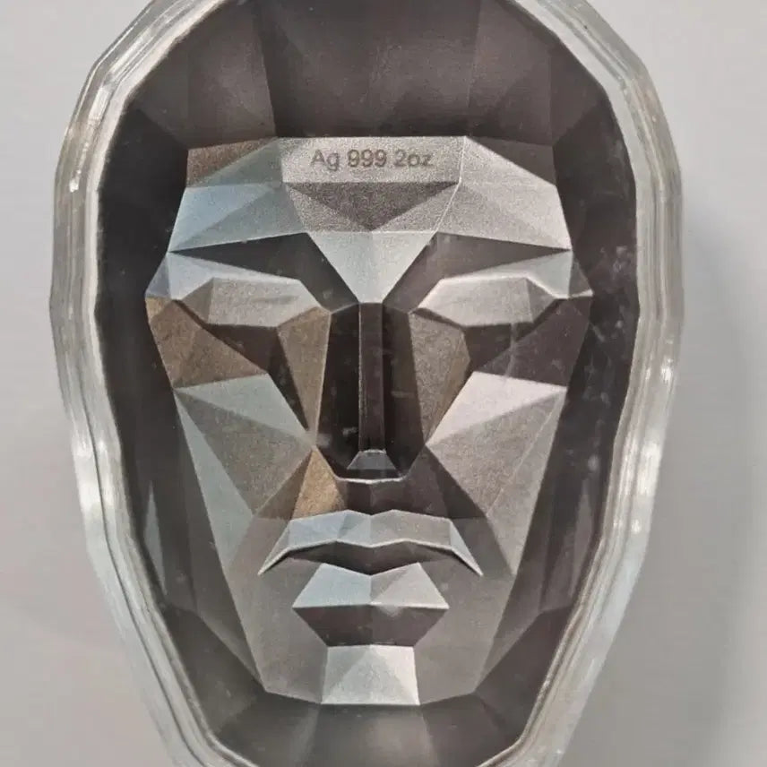 [BUNJANG] KOMSCO 2022 Persona Mask 2oz 99.9% Silver Stacker / 2022 한국 KOMSCO 페르소나 마스크 2온스 999% 실버 스테커