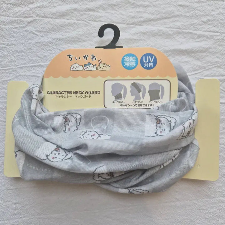[BUNJANG] Chiikawa UV Cut Cooling Neck Cover / 치이카와 먼작귀 자외선차단 냉감 넥커버