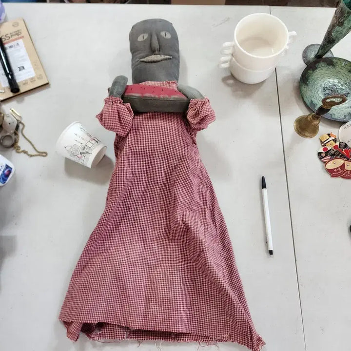 [BUNJANG] Vintage Handmade Doll (59cm) / 유럽에서온 오래된 핸드메이드 인형 59cm