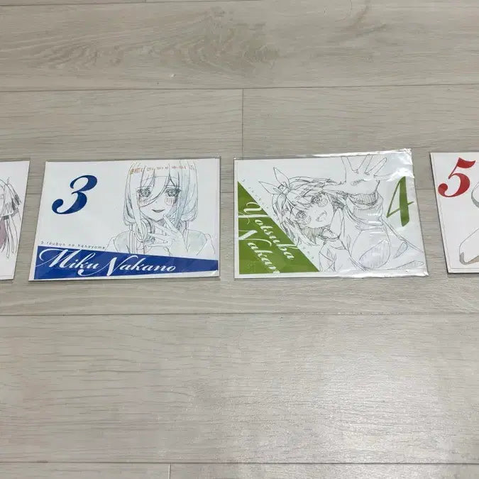 [BUNJANG] The Quintessential Quintuplets Movie Special Bundle Set / 5등분의 신부 극장판 특전 일괄