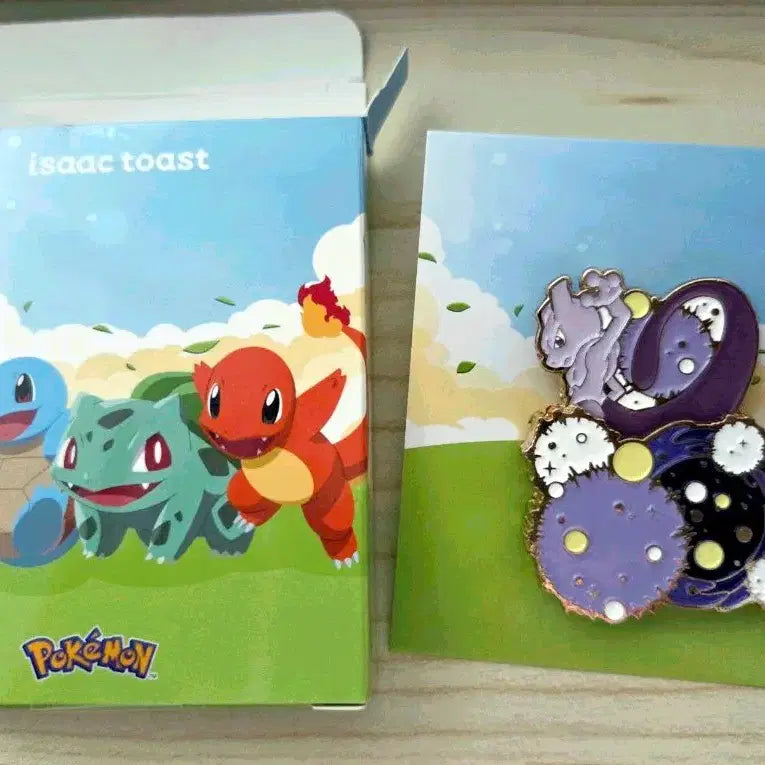 [BUNJANG] Lee Sak Toast Mewtwo Badge / 이삭토스트 뮤츠 뱃지
