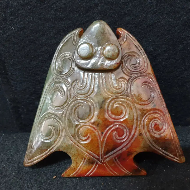[BUNJANG] Bat Figurine - Antique Jade Carving / (수원만물)출토 복의 상징인 화전옥 고옥 박쥐상