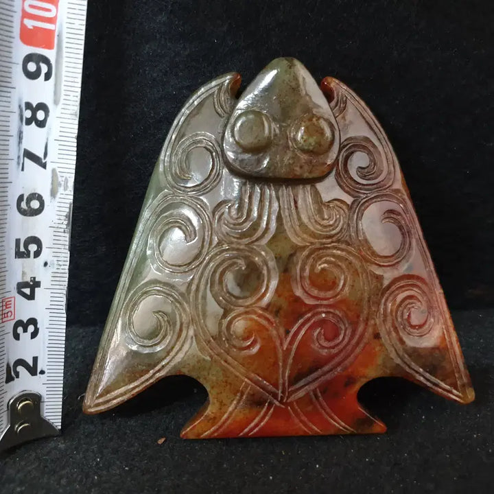 [BUNJANG] Bat Figurine - Antique Jade Carving / (수원만물)출토 복의 상징인 화전옥 고옥 박쥐상