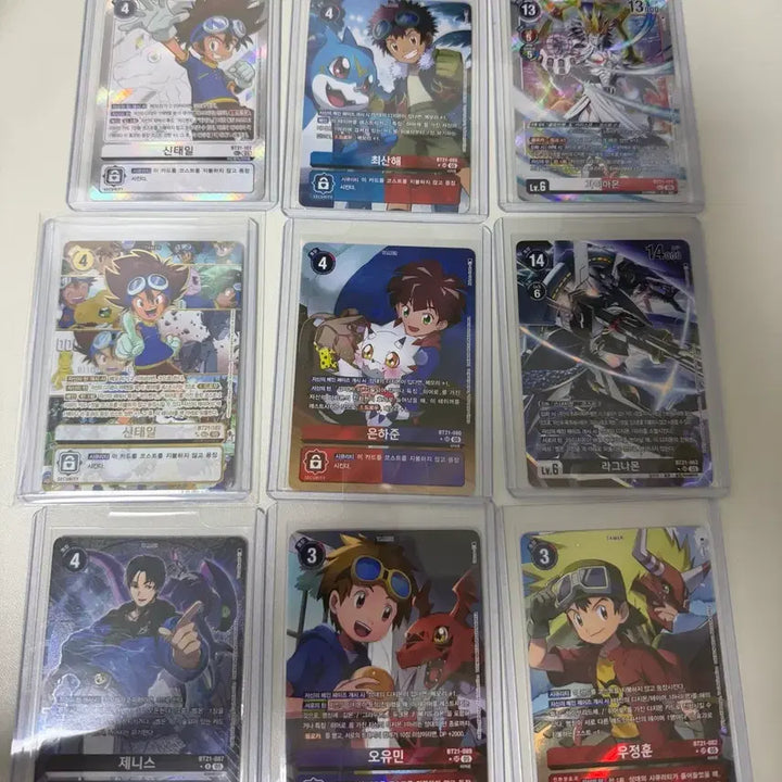 [BUNJANG] Digimon Card Game 21st Edition Tai Kamiya 2-Star Secret &amp; Parallel Cards Bundle Set / 디지몬카드 21탄 신태일 시크2성 및 페레 일괄