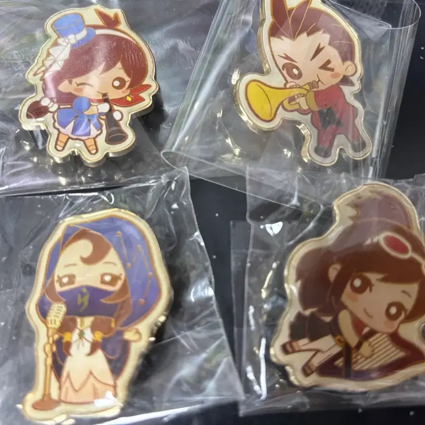[BUNJANG] Gyakusou Orchestra Badge Bundle Set / 역전재판 오케스트라 뱃지 일괄 팝니다