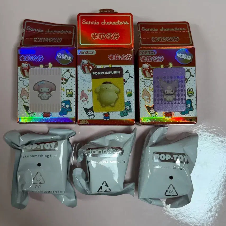 [BUNJANG] Sanrio Rice Grain Figure Set (3 Types) / 산리오 쌀알 피규어 3종