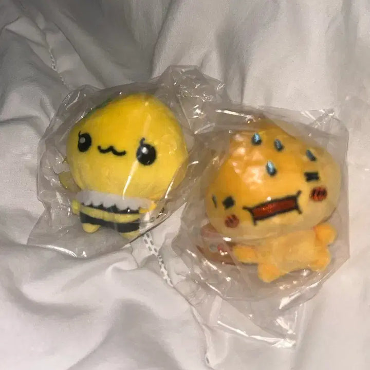 [BUNJANG] Honey-chan &amp; Aseo-kun Plush Keyring Set / 시즈쿠짱 보들보들 봉제인형 키링 양도