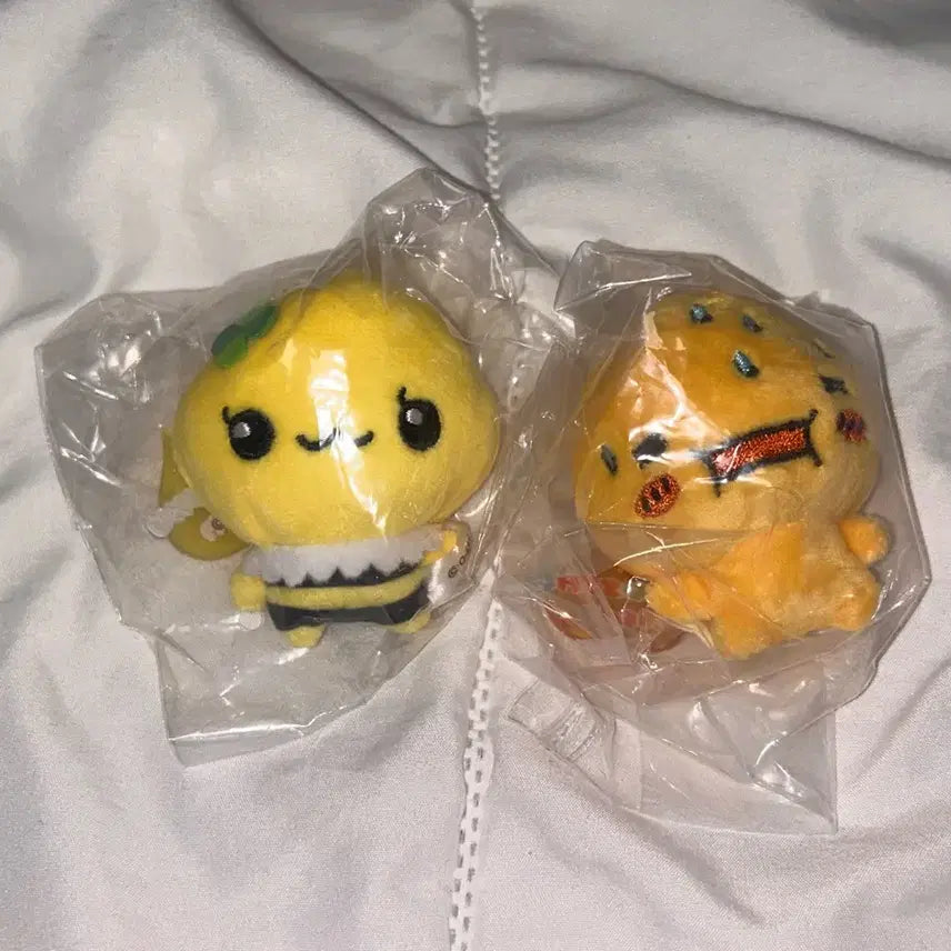 [BUNJANG] Honey-chan &amp; Aseo-kun Plush Keyring Set / 시즈쿠짱 보들보들 봉제인형 키링 양도