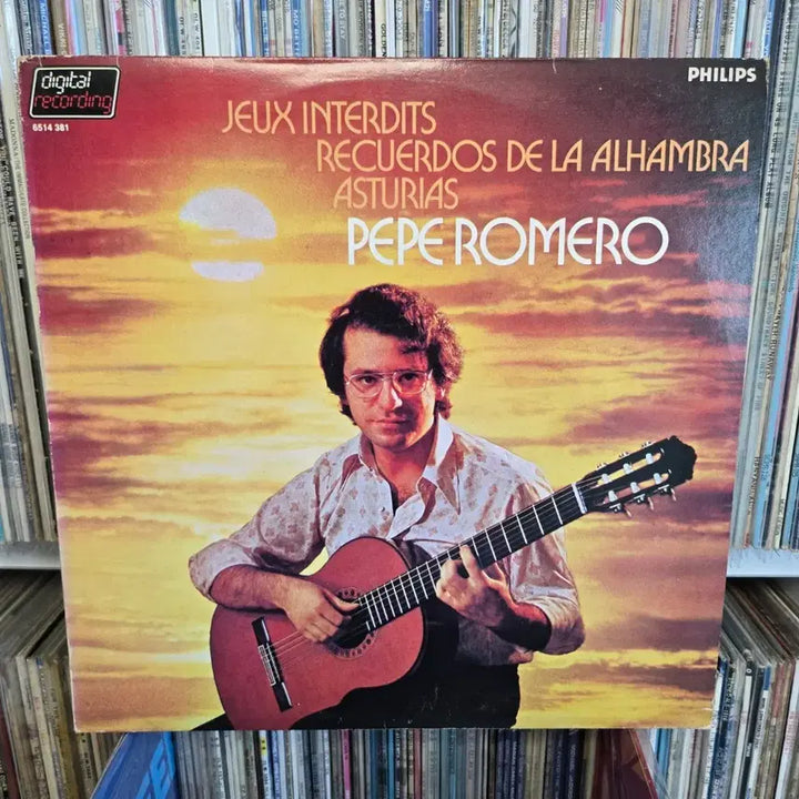 [BUNJANG] Pepe Romero Romance Guitar Performance LP Record Mint Condition / 페페 로메로  LP판 로망스 기타연주곡  민트급
