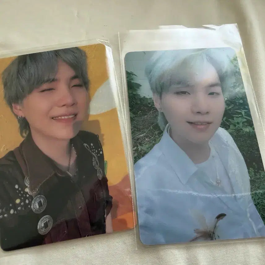 [BUNJANG] BTS SUGA BE Pastel Lucky Draw Photocard Bundle Set / BTS 방탄소년단 윤기 슈가 SUGA BE 파스텔 럭드, 앨범 포카 일괄