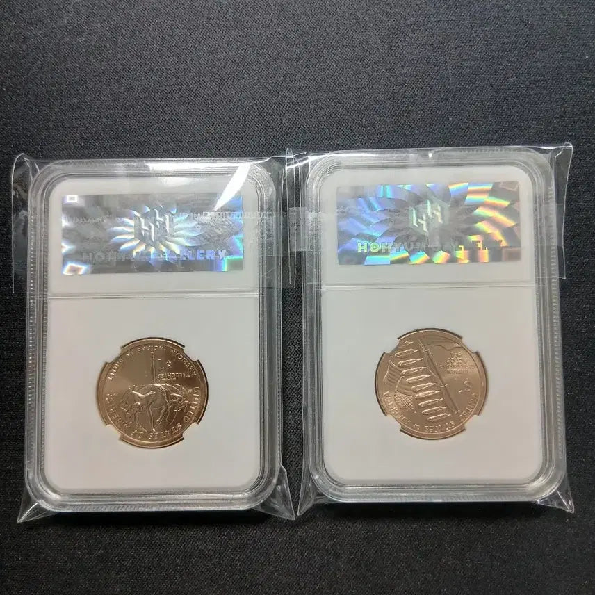 [BUNJANG] 2023 2024 Native American Sacagawea Dollar Coin (2-Piece Set) / 2023 2024 미국 원주민 사카가위아 1달러 기념주화 2개
