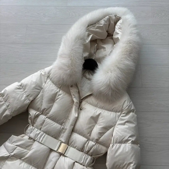 [BUNJANG] Roem Short Down Padded Jacket - Ivory, Size S / [사이즈s]로엠 숏 다운 패딩| 여성 숏패딩 |아이보리 패딩