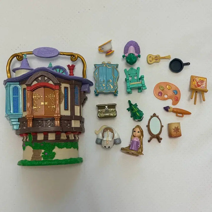 [BUNJANG] Disney Tangled Rapunzel Figure Set / 디즈니 라푼젤 피규어 세트